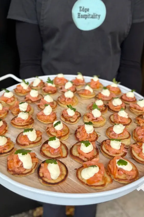classic salmon blini classic salmon blini